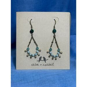 CHLOE + ISABEL mystic mandala chandelier drop earrings-E072